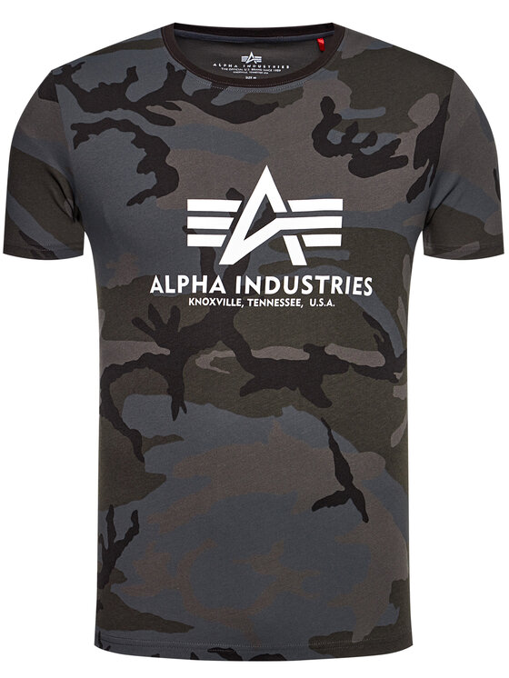 Alpha Industries Alpha Industries T-Shirt Basic 100501C Šedá Regular Fit