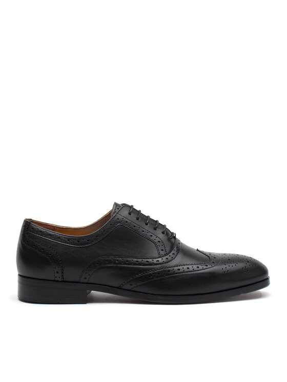 Półbuty HAKA Shoes, Rozmiar 39, Czarne, Giuseppe