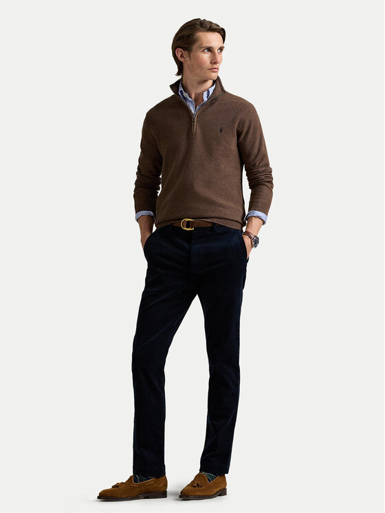 Polo Ralph Lauren Polo Ralph Lauren Пуловер 710932304527 Кафяв Regular Fit