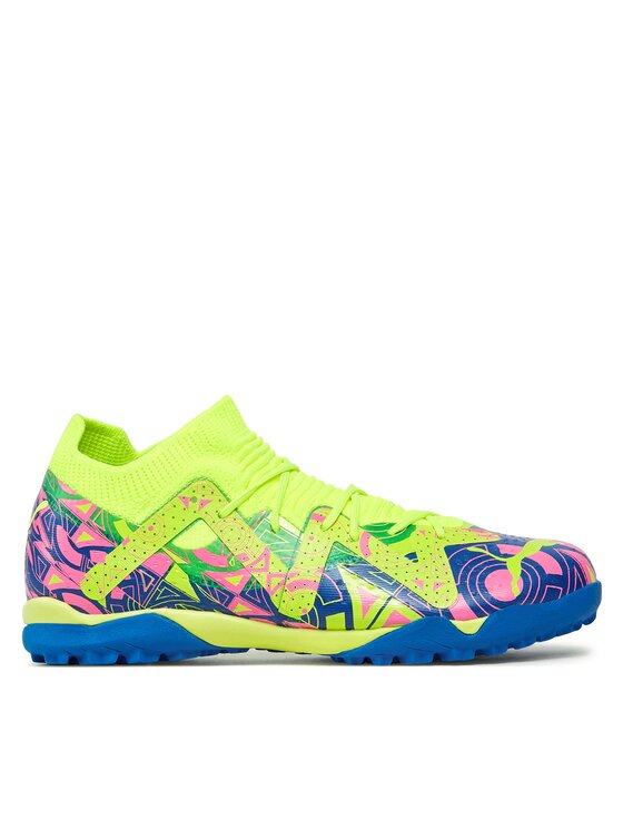 Puma Puma Boty na fotball Future Match Tt Mid Jr 107550 01 Modrá