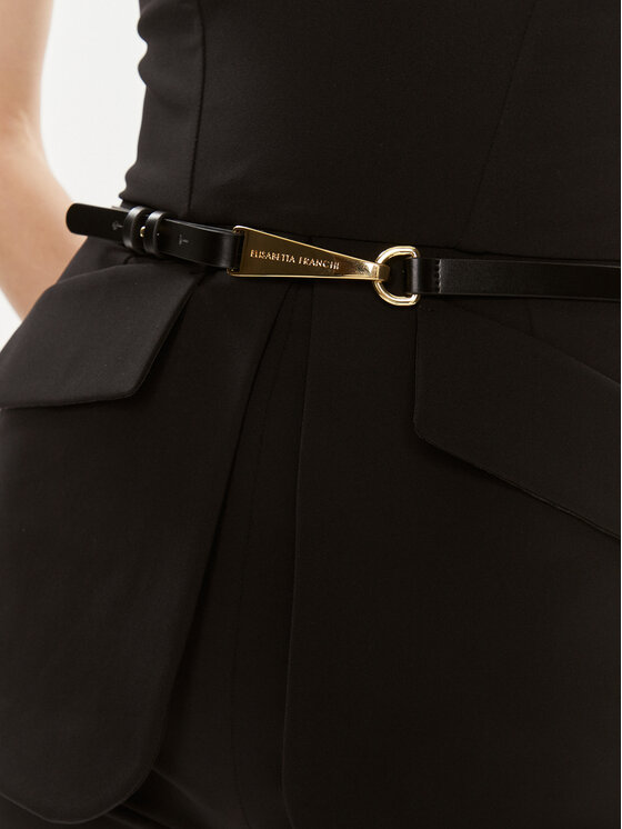 Elisabetta Franchi Elisabetta Franchi Kombinezon TU-015-42E2-4304 Czarny Regular Fit