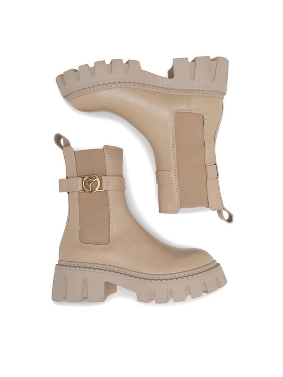 Eva Minge Eva Minge Stiefeletten GANDRA-8325 Beige