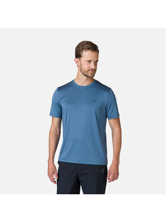 Rossignol Rossignol T-Shirt Slub Tee Niebieski Regular Fit