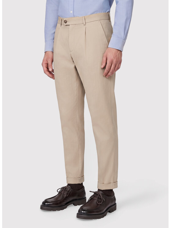 Pako Lorente Pako Lorente Spodnie materiałowe P26WF-WX-011 Beżowy Straight Fit
