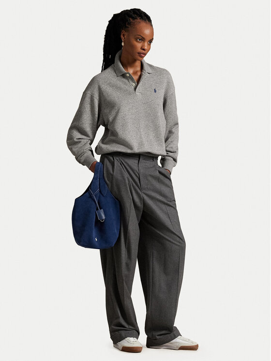 Polo Ralph Lauren Polo Ralph Lauren Суитшърт 211947966501 Сив Relaxed Fit