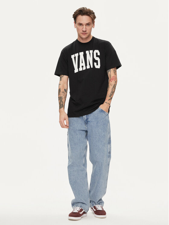 Vans Vans T-shirt Vans Arched Ss Tee VN000G47 Crna Regular Fit