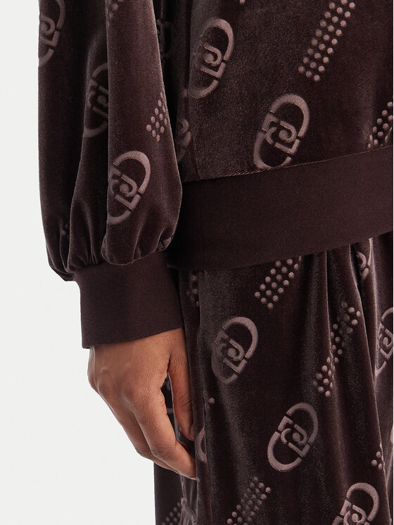 Liu Jo Sport Liu Jo Sport Суитшърт TF5110 J4955 Кафяв Relaxed Fit