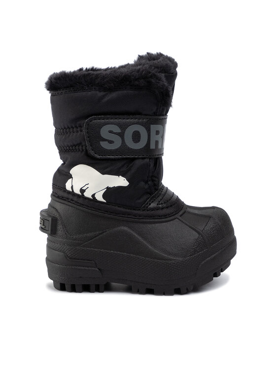 Sorel Sorel Μπότες Χιονιού Toddler Snow Commander NV1960 Μαύρο
