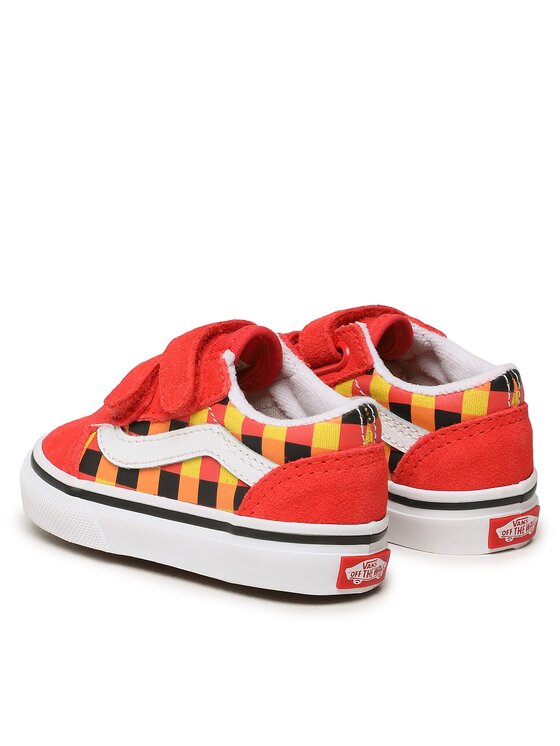 Vans Sneakers aus Stoff Old Skool V VN0A4VJJBJN1 Rot Modivo