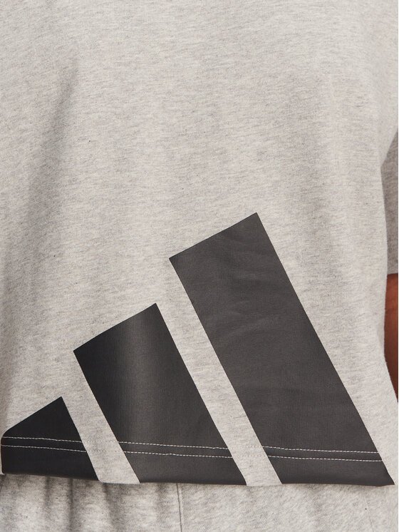 adidas adidas T-shirt Essentials Big Logo Boyfriend JG8738 Siva Loose Fit