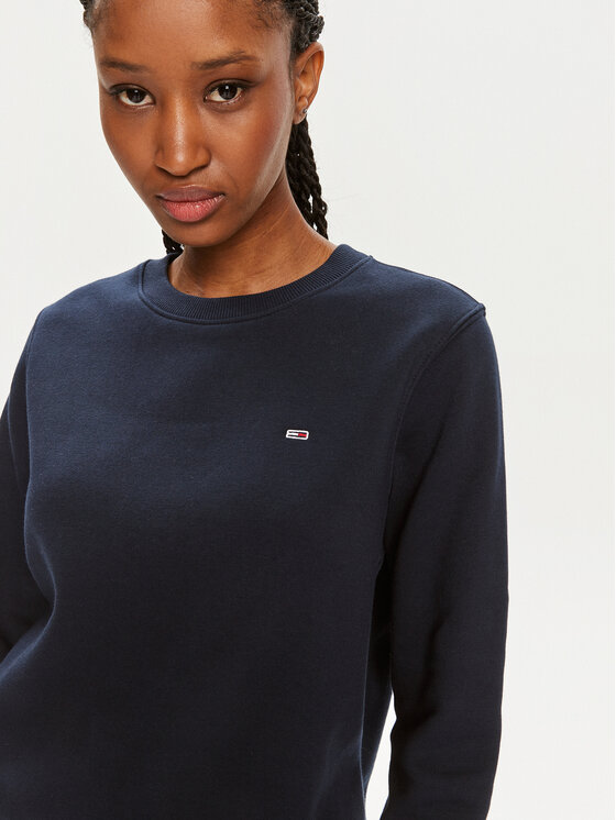 Tommy Jeans Tommy Jeans Pulóver Flag DW0DW19726 Sötétkék Regular Fit