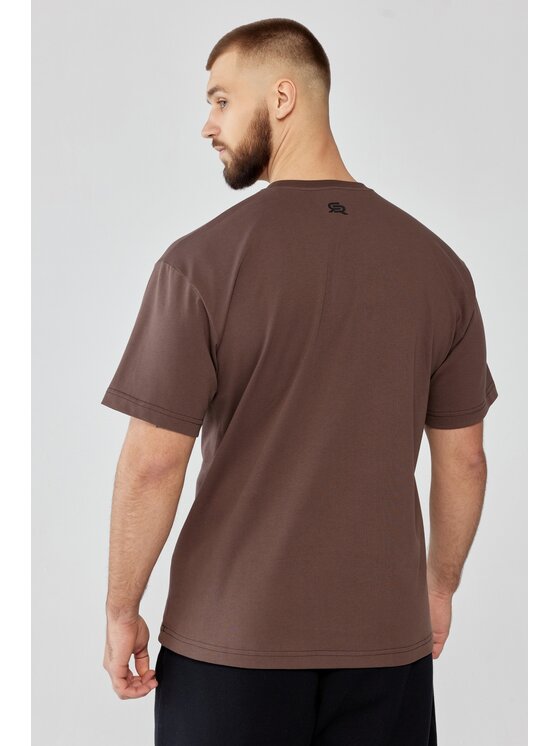ROUGH RADICAL ROUGH RADICAL Koszulka techniczna TRAVEL Brązowy Slim Fit