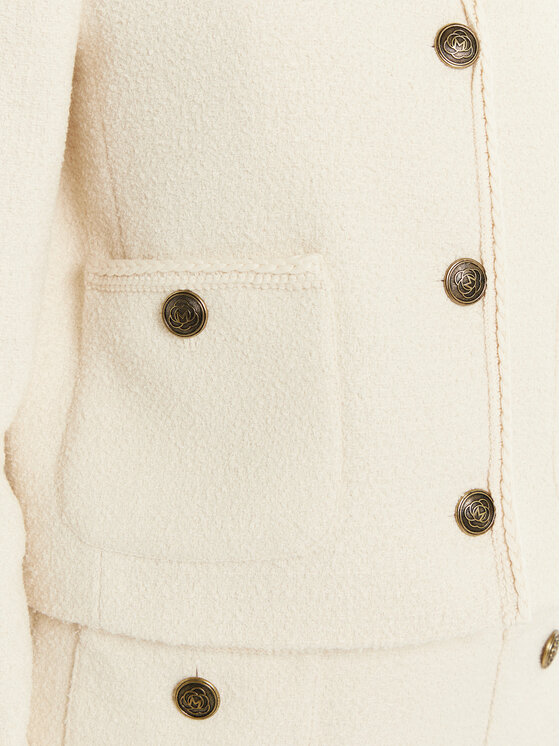 Marella Marella Giacca da abito Afona 2513041054 Bianco Regular Fit