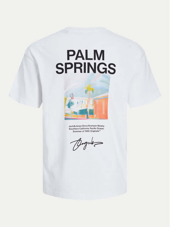 Jack & Jones Junior Jack & Jones Junior Marškinėliai Joraruba 12257134 Balta Volume Fit