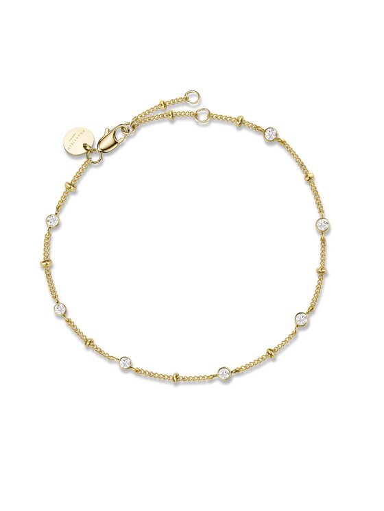Rosefield Rosefield Bransoletka Multi Crystal Bracelet Złoty