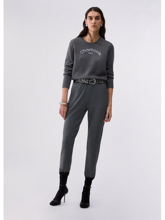 Liu Jo Liu Jo Pantaloni di tessuto TF6143FS576D3062 Grigio Regular Fit
