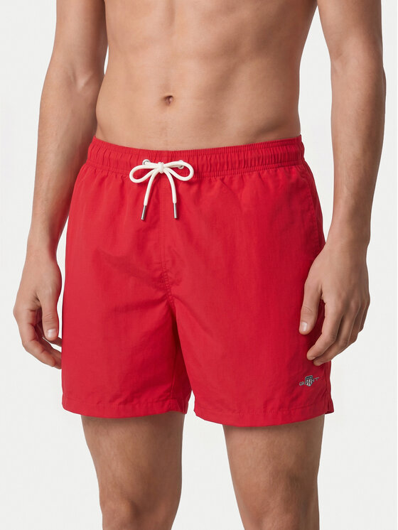 Gant Gant Kopalne hlače 920026000 Svetlo rdeča Regular Fit