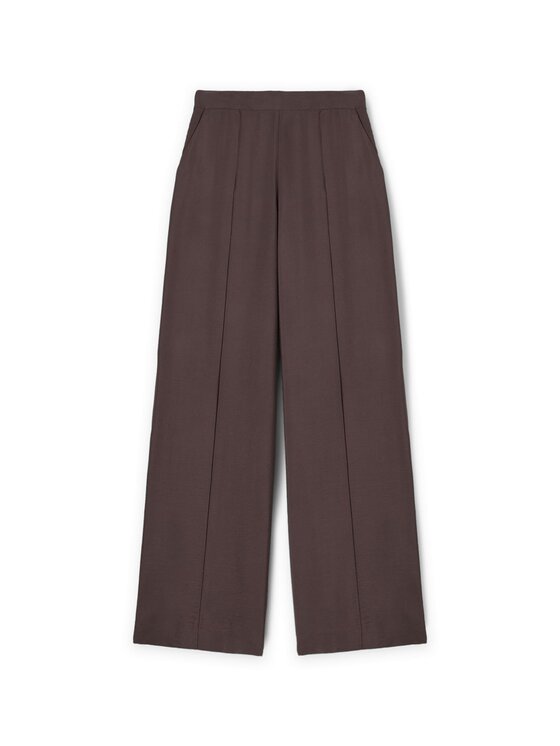 Motivi Motivi Spodnie materiałowe P149W000791N022 Brązowy Over Fit