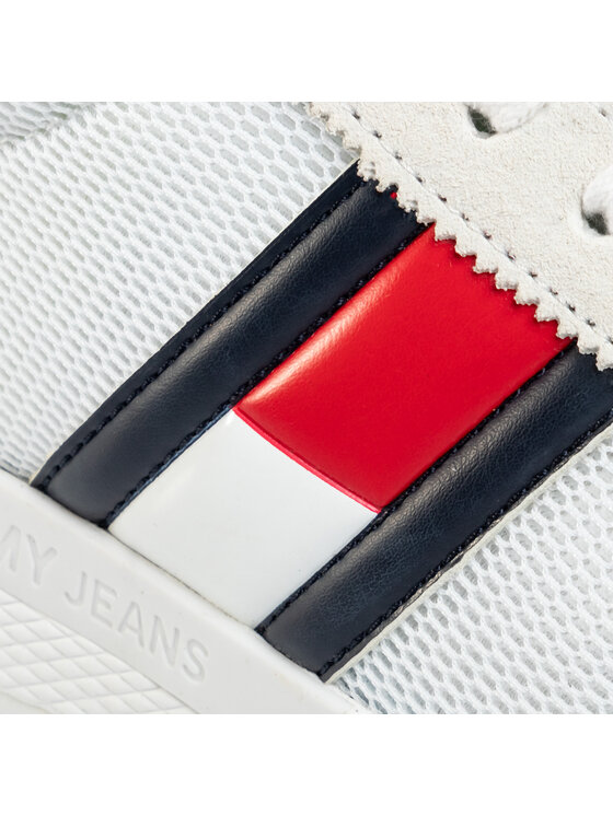 Tommy Jeans Tommy Jeans Sneakers Flexi Tommy Jeans Flag Sneaker EM0EM00400 Weiß