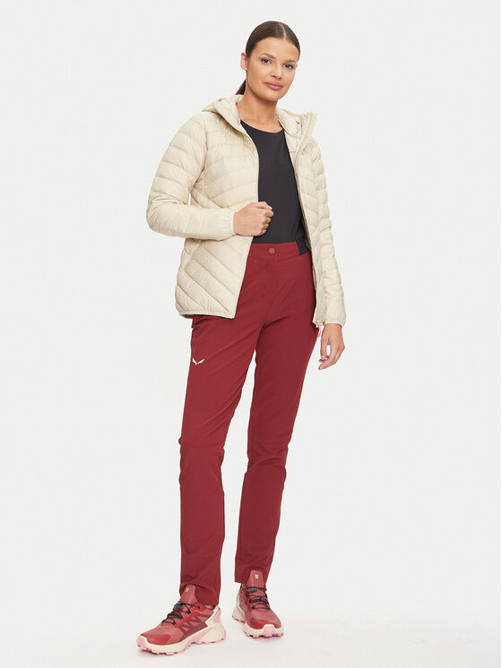 Salewa Salewa Μπουφάν πουπουλένιο Brenda 27884 Μπεζ Regular Fit