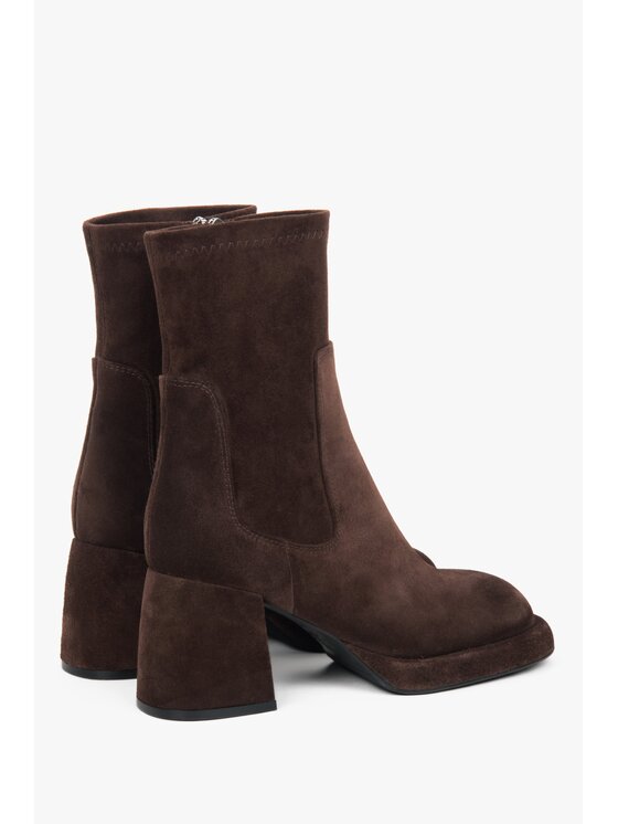 Estro Estro Polokozačky ER00118410 Hnědá