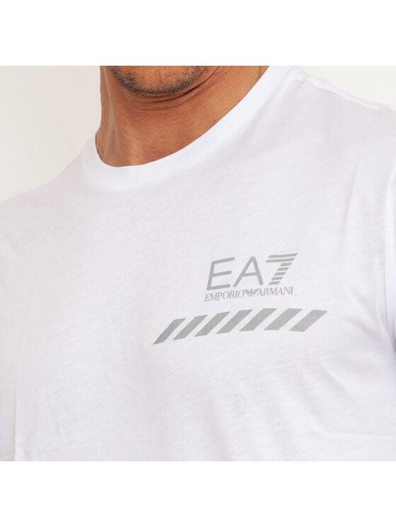 EA7 Emporio Armani EA7 Emporio Armani T-Shirt 3KPT72 PJ09Z 1100 Bílá Regular Fit