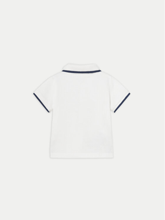 Mayoral Mayoral Polo 00190 Biały Regular Fit