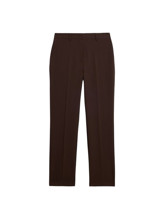 Oltre Oltre Spodnie materiałowe P058R008984N032 Brązowy Regular Fit
