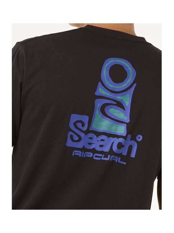 Rip Curl Rip Curl T-Shirt Vaporcool Search Stack Tee Czarny Standard Fit