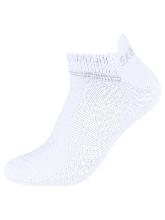Skechers Skechers Skarpety Skechers 3PPK Bamboo Mesh Sneaker Socks Biały