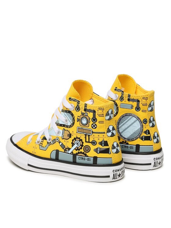 Converse Converse Sneakers aus Stoff Chuck Taylor All Star Hi A03576C Gelb