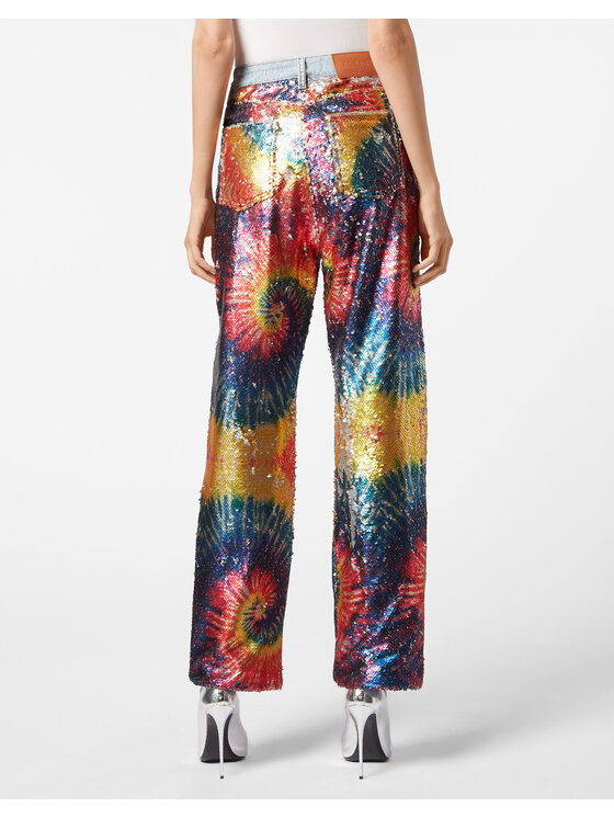 PHILIPP PLEIN PHILIPP PLEIN Jeansy 8213 Niebieski jasny Loose Fit