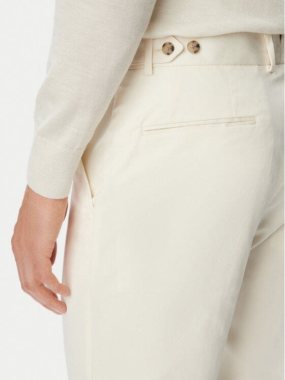 BOSS BOSS Chinos C-Genius-DTL-WG-264F 50571185 Creme Slim Fit