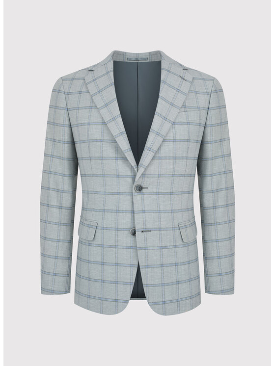 Pako Lorente Pako Lorente Marynarka P23SF-3X-016 Szary Slim Fit