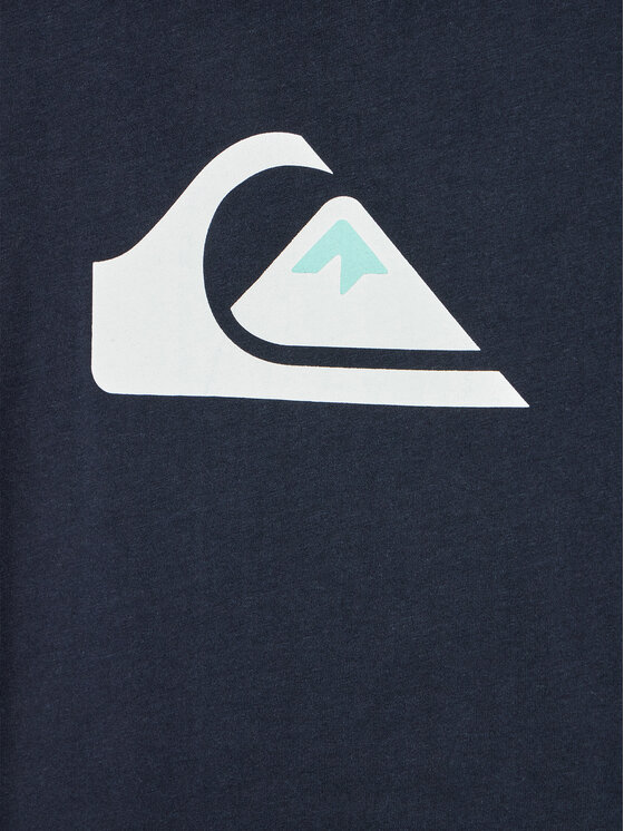 Quiksilver Quiksilver T-Shirt Comp Logo EQBZT04369 Tmavomodrá Regular Fit