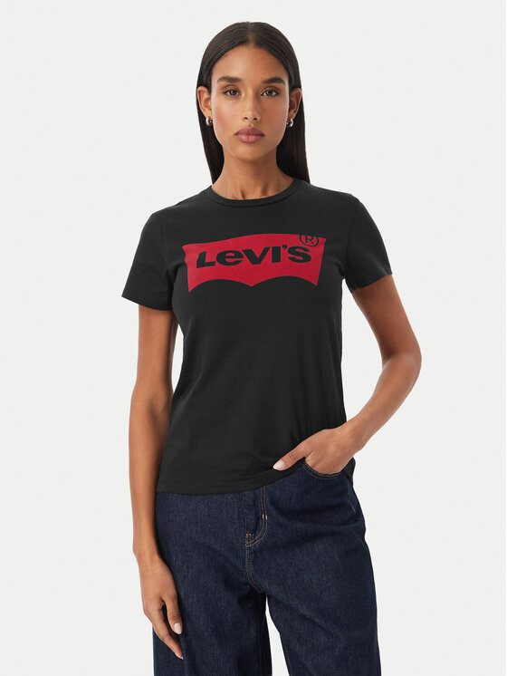 Levi's® Levi's® T-Shirt The Perfect Graphic Tee 17369-0201 Schwarz Regular Fit
