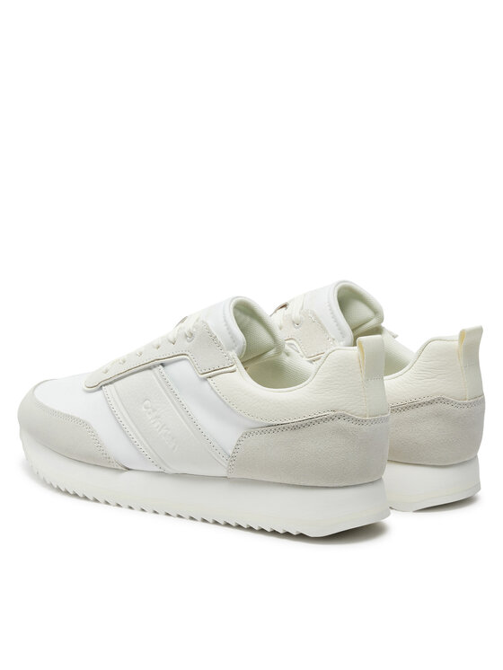 Calvin Klein Calvin Klein Αθλητικά Low Top Lace Up Mix HM0HM01554 Λευκό
