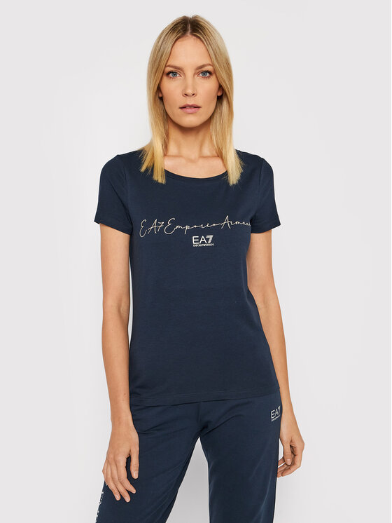 EA7 Emporio Armani T-shirt 3LTT16 TJCRZ 1554 Blu scuro Regular Fit •  Modivo.it