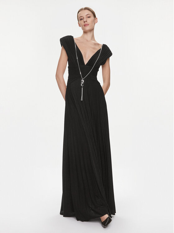 Elisabetta Franchi Elisabetta Franchi Õhtune kleit AB-563-41E2-5754 Must Regular Fit