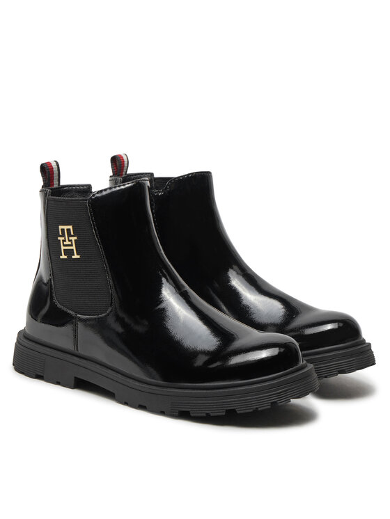 Tommy Hilfiger Tommy Hilfiger Μποτάκια Chelsea Boot T1A5-33563-0343 S Μαύρο