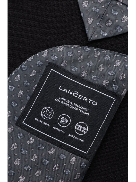 Lancerto Lancerto Marynarka Cervo MA131126000006 Czarny Regular Fit