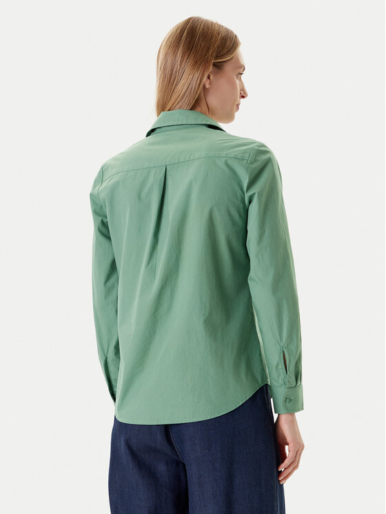 United Colors Of Benetton United Colors Of Benetton Marškiniai 5HAXDQ0AX Žalia Regular Fit