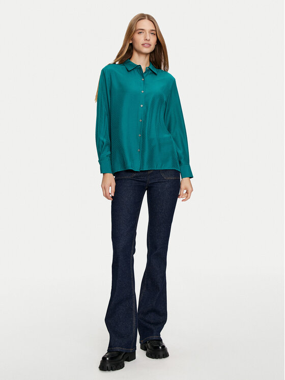 United Colors Of Benetton United Colors Of Benetton Jeans hlače 478WDF07A Mornarsko modra Flare Fit