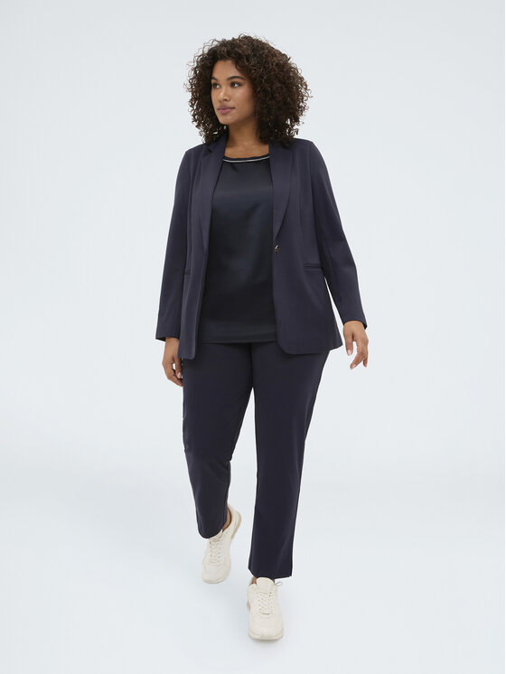 Fiorella Rubino Fiorella Rubino Pantaloni di tessuto P630L002359N034 Blu Slim Fit