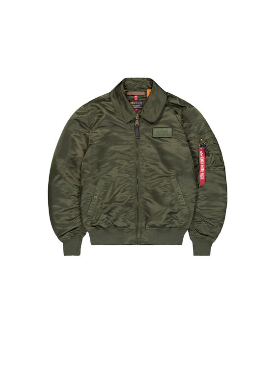 Alpha Industries Alpha Industries Kurtka bomber Flying Tigers CWU Light Bomber Jacket Zielony Regular Fit