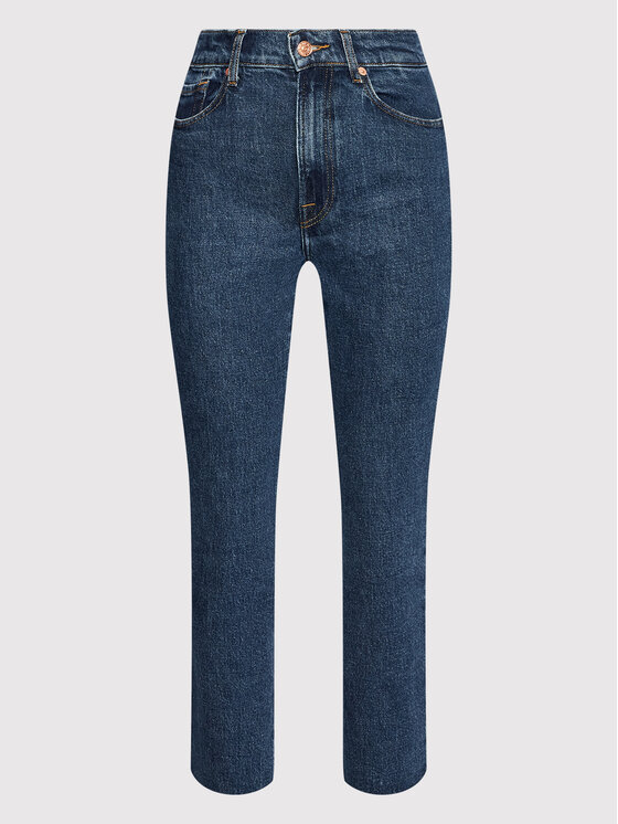 7 For All Mankind 7 For All Mankind Jeans hlače Logan Stovepipe JSSLC100UC Mornarsko modra Relaxed Fit