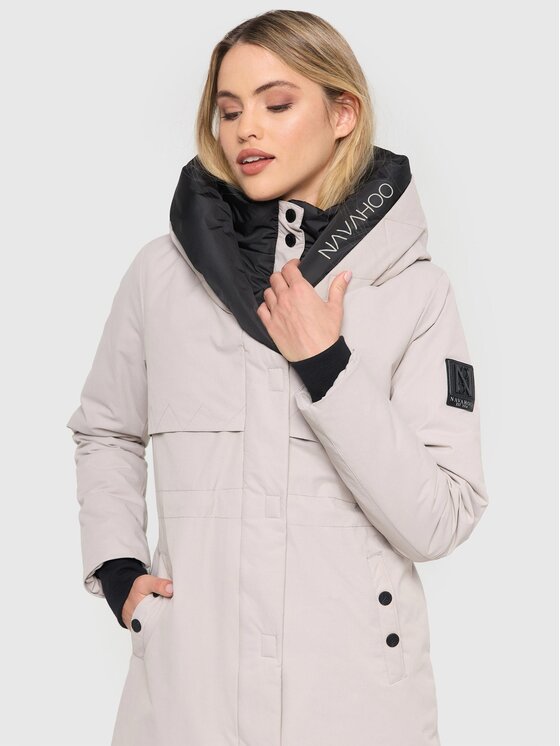 Navahoo Navahoo Kurtka zimowa Snowelf Szary Regular Fit