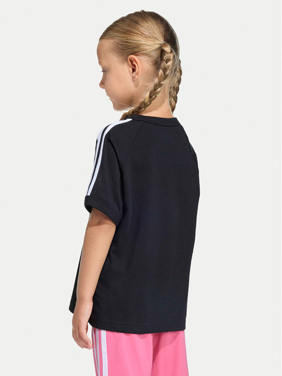 adidas adidas Tricou 3-Stripes KD3309 Negru Loose Fit
