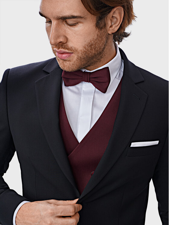 Evenemen Evenemen Garnitur Solid Czarny Slim Fit