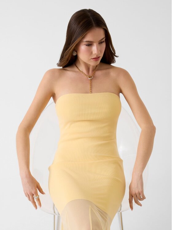 Marciano Guess Marciano Guess Igapäevane kleit 181909 Kollane Classic Fit